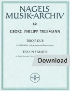 Trio aus den 'Essercizii Musici' TWV 43:F 3 Download