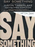 Say Something (feat. Chris Stapleton) 