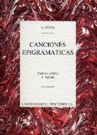 Amadeo Vives: Canciones Epigramaticas 