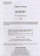 Quintet For Clarinet And Strings 