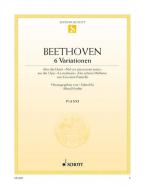 6 Variationen G-Dur Standard