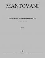 Blue Girl With Red Wagon 