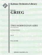 2 Norwegian Airs op. 63 (composer's orchestration) 