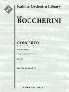 Concerto for Cello in B flat, G. 482 