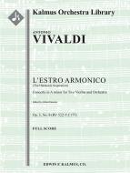 L'Estro Armonico op. 3 No. 8: Concerto for 2 Violins in A minor, RV 522/F.I:177 