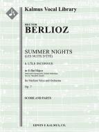 Summer Nights op. 7 (Les nuits d'ete): 6. L'isle Inconnue (transposed in E-flat) 