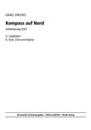 Kompass auf Nord 