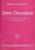 Zehn Chorsätze 