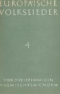 Europäische Volkslieder Heft 4 