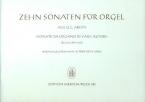 Zehn Sonaten für Orgel 