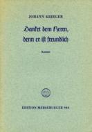 Danket dem Herrn, denn er ist freundlich 