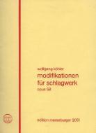 Modifikationen für Schlagwerk op. 58 