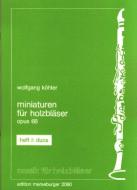 Miniaturen für Holzbläser, op. 68 Heft 1 