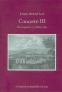 Concerto III in D-Dur 