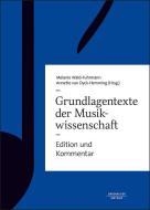 Grundlagentexte der Musikwissenschaft 