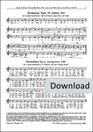 Dreimaliges Kyrie Martin Luthers 1526 (SA) 