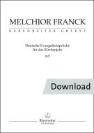 Deutsche Evangeliensprüche für das Kirchenjahr für gemischten Chor (1623) 