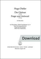 Der Gärtner (3. Fassung)/Frage und Antwort (2. Fassung) 