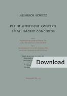 Kleine geistliche Konzerte Heft 9 