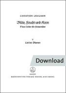 Blüte, Frucht und Kern. Neue Lieder für Frauenchor 5 - Lob der Blumen Download