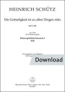Die Gottseligkeit ist zu allen Dingen nütz SWV 299 