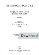 Joseph, du Sohn David, fürchte dich nicht SWV 323 