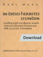 In dieses Herbstes Stunden op. 55/1 