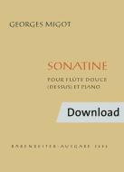 Sonatine für Sopranblockflöte und Klavier 