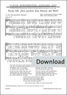 Liedsätze zu den Psalmen 100 und 150 