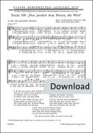 Liedsätze zu den Psalmen 100 und 150 