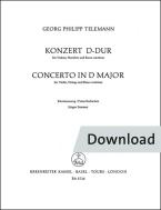 Konzert D-Dur für Violine, Streicher und Basso continuo 