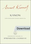 Kanon für Igor Strawinsky zum 80. Geburtstag 
