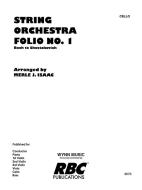 String Orchestra Folio No. 1 - Cello 