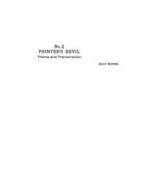 Printer's Devil (from 'Three Syncopated Rambles') 