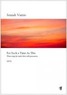 For Such a Time As This 