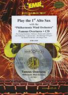 Play the 1st Alto Sax: Famous Overtures 1 Standard