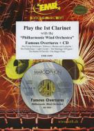 Play the 1st Clarinet: Famous Overtures 1 Standard