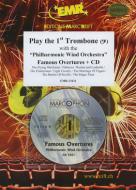Play the 1st Trombone: Famous Overtures 1 Standard
