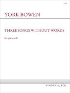 3 Songs without Words 