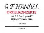 Orgel-Konzert Nr. 5 F-Dur op. 4/5 HWV 293 Standard
