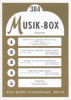 Musik Box Klavierheft Heft Nr. 384 