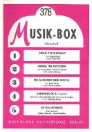 Musik Box Klavierheft Heft Nr. 376 