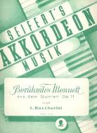 Berühmtes Menuett op. 11 