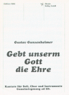Gebt unserm Gott die Ehre 