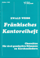 Fränkisches Kantoreiheft 