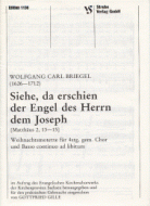 Siehe, da erschien der Engel 