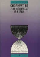 Chorheft '89 Berlin 