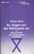 So singen wir die Weihnacht an 