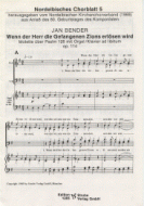 Nordelbisches Chorblatt Nr. 5 