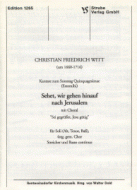 Sehet, wir gehn hinauf 